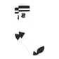 Undefeated Knit Logo Mid Socks