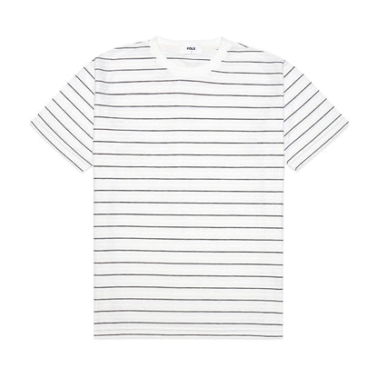 FOLX Jacquard Thin Striped T-Shirt