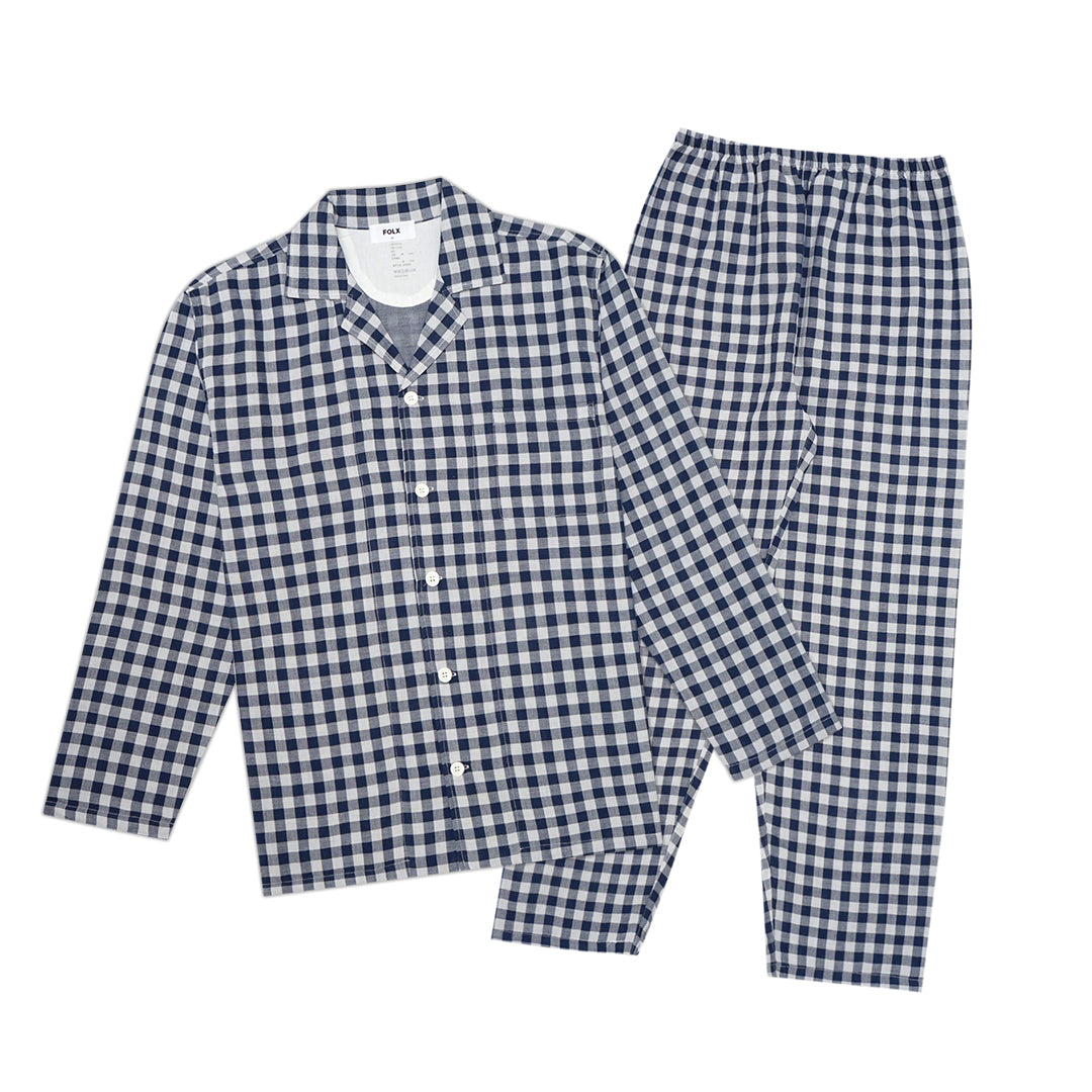 FOLX Patterned Cotton Pyjamas Set