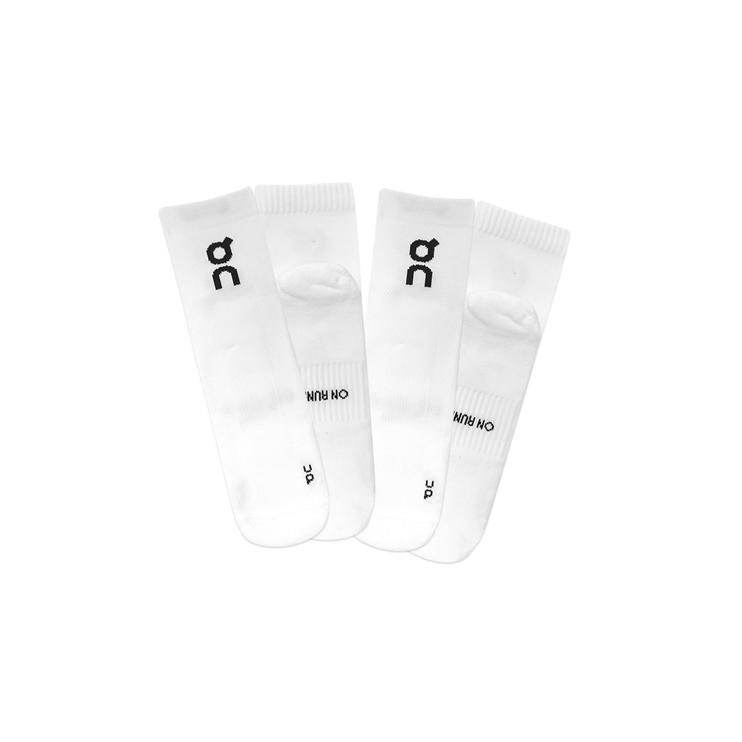 On Cloud Core Run Cushioned Mid Socks 2-Pair Pack