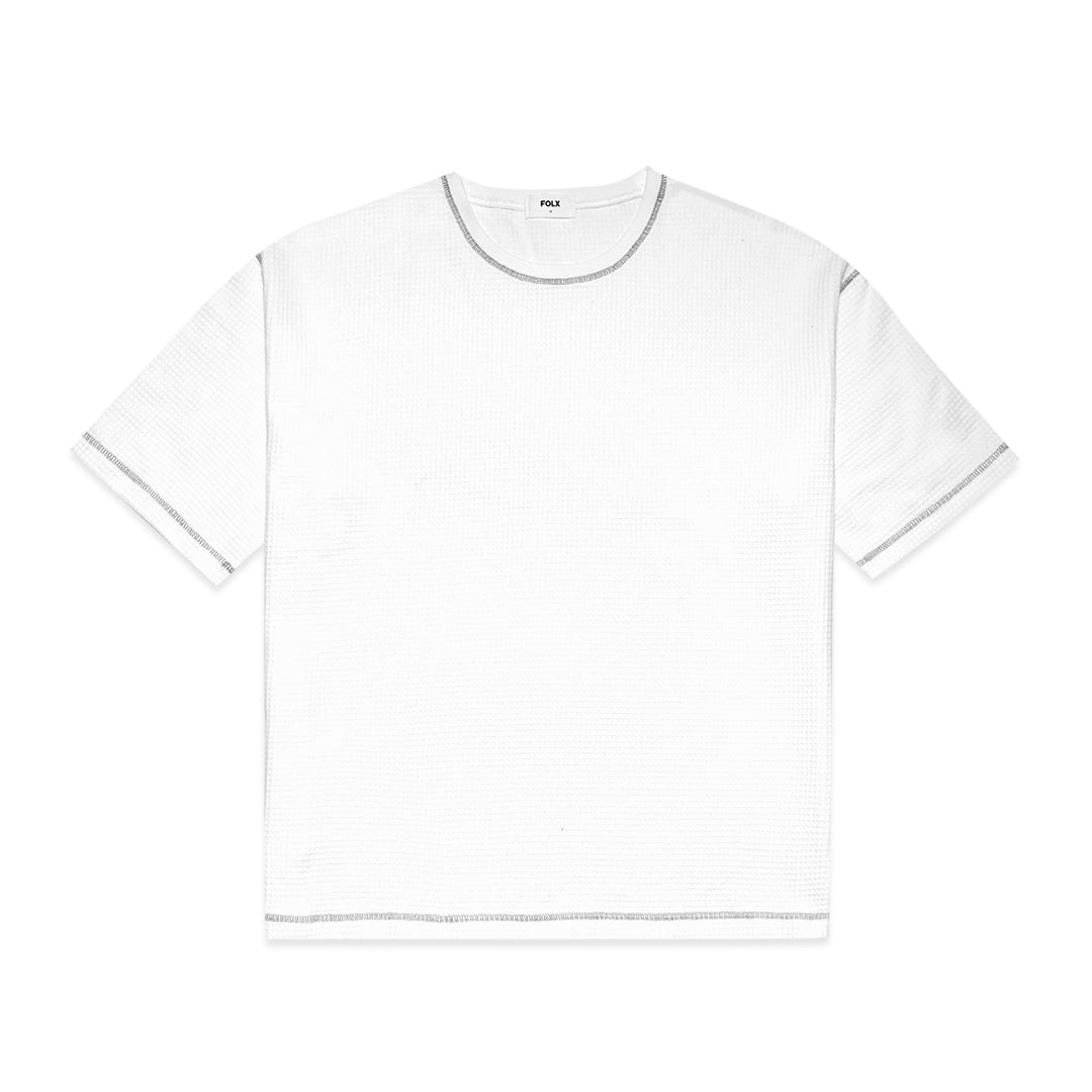 FOLX Top Stitches Waffle T-Shirt