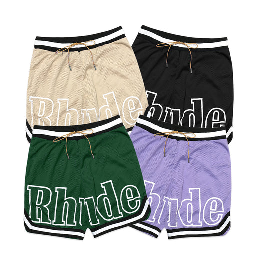 Rhude Court Logo Basketball Shorts