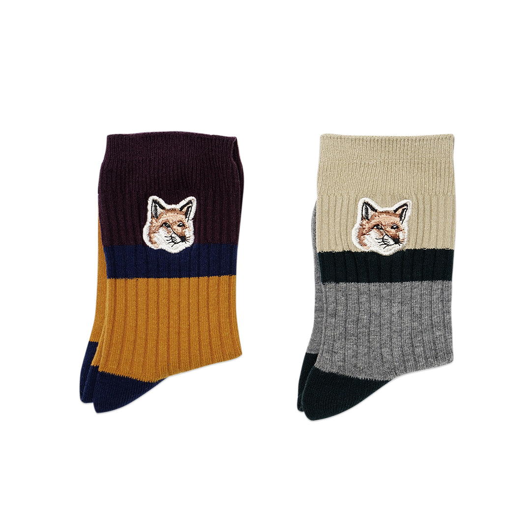 MKS Fox Head Multicolor Mid Socks