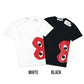 CDG Play Side Half Heart T-Shirt