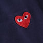 CDG Play Red Heart Patch T-Shirt