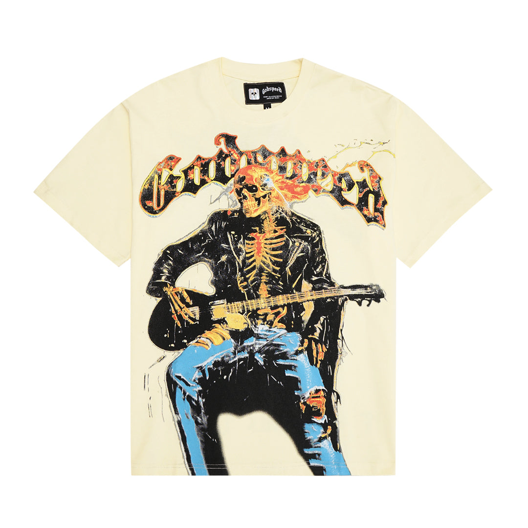Godspeed Rock Dreams Bone T-Shirt