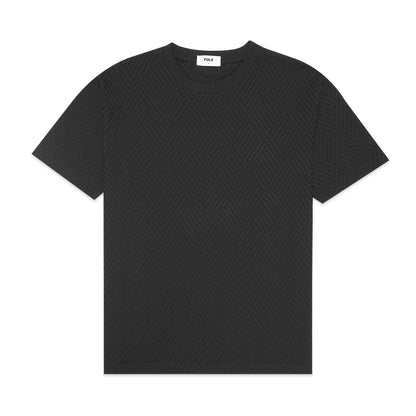 FOLX Textured Geometric T-Shirt