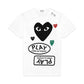 CDG Play Multiple Heart Patch T-Shirt