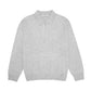 Suare Half Zip-Up Faux-Wool Knit Jacket