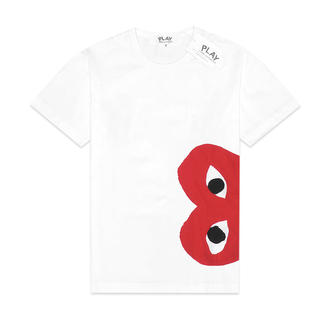 CDG Play Side Half Heart T-Shirt