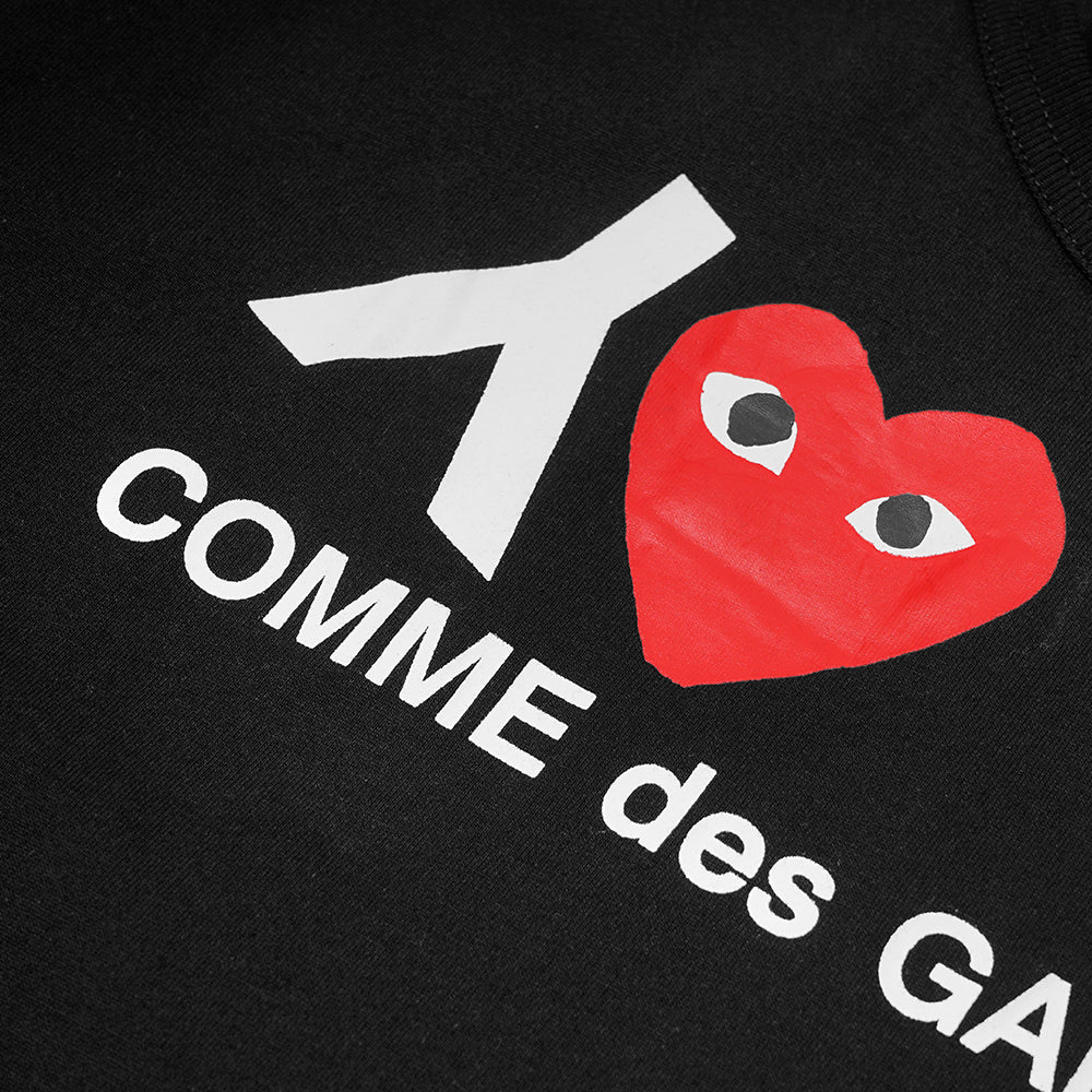 CDG Play Inverted Text T-Shirt