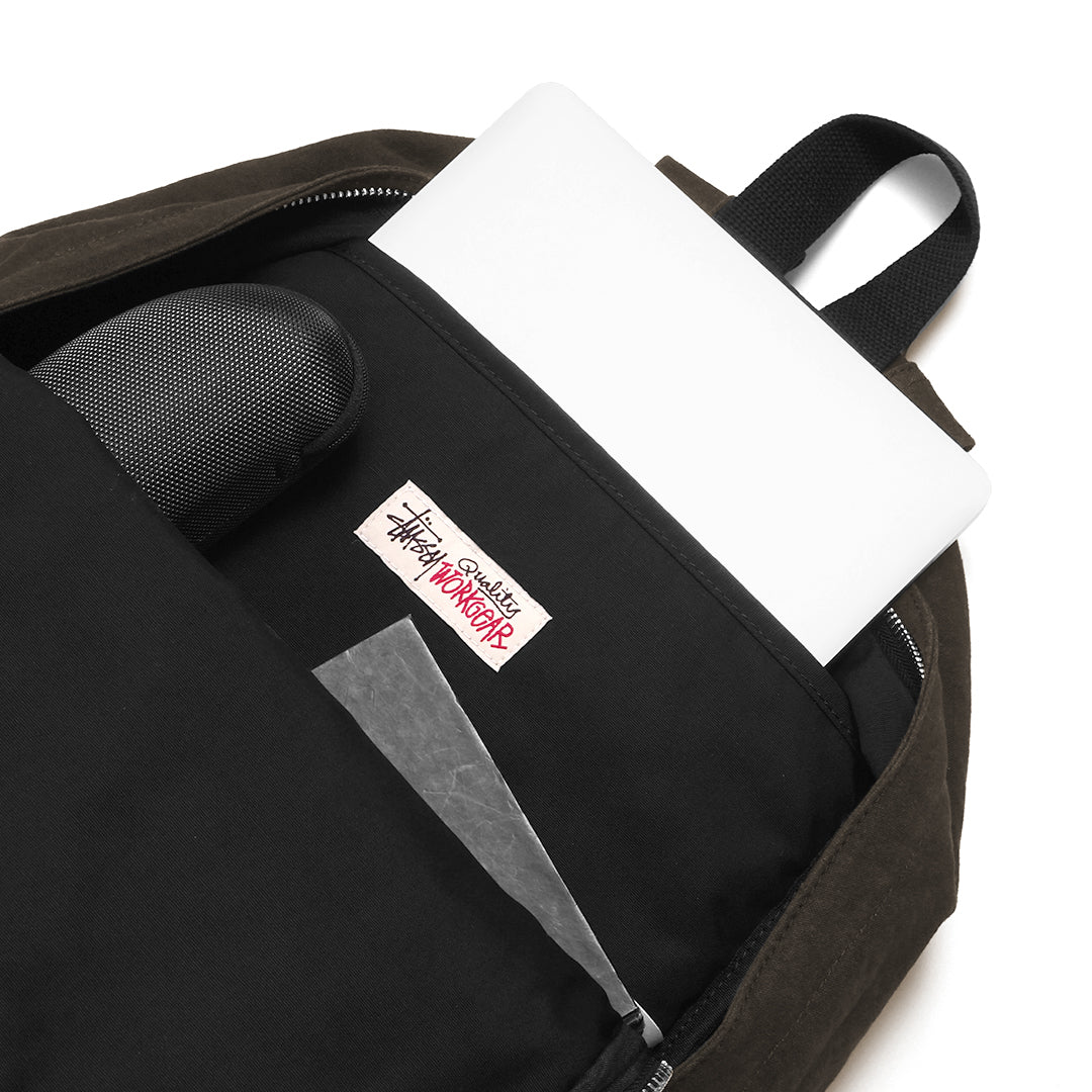 Stussy Logo Canvas Backpack