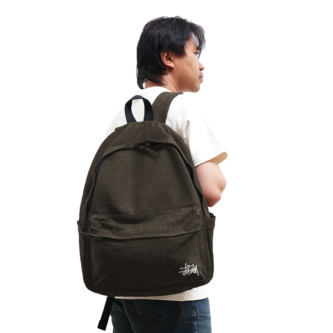 Stussy Logo Canvas Backpack