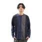 FOLX Vertical Patchwork Long Sleeve T-Shirt