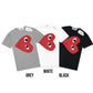CDG Play Side Heart T-Shirt