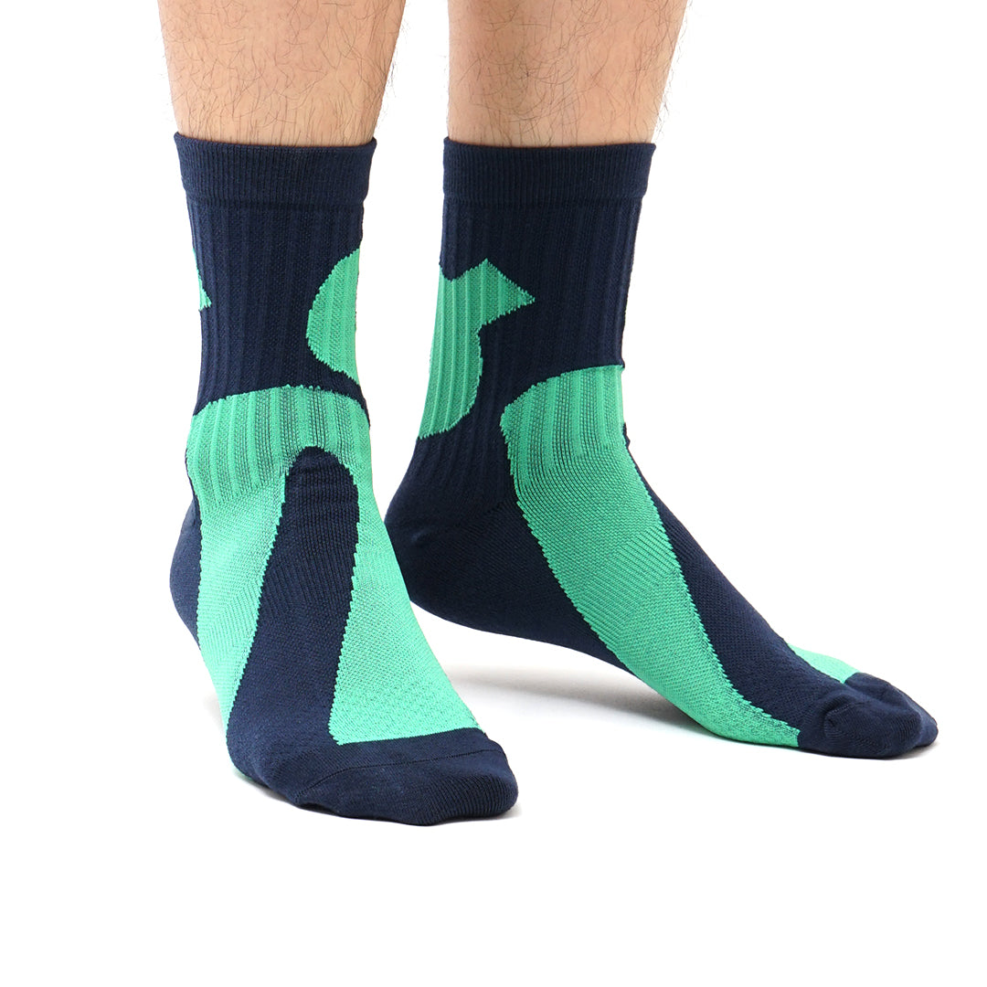 On Cloud Liquid Logo Mid Socks 2-Pair Pack