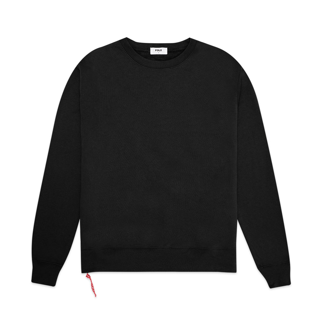FOLX Red Rope Cotton Sweatshirt