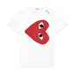 CDG Play Side Heart T-Shirt