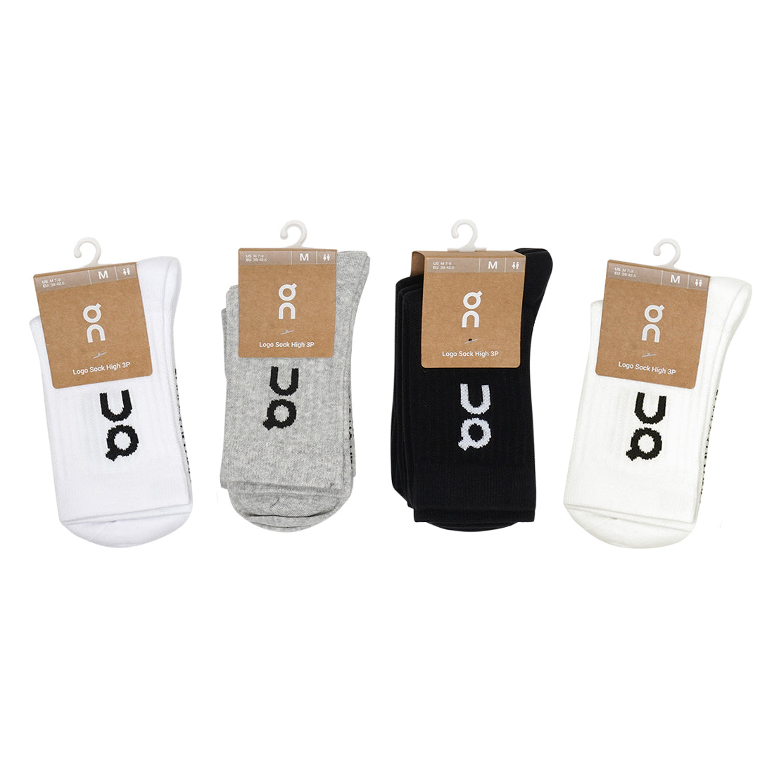 On Cloud Logo High Socks 3-Pair Pack
