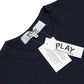 CDG Play Golden Heart Patch T-Shirt