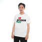 CDG Play X A Bathing Ape Colorful Heart T-Shirt White