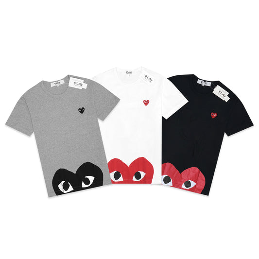 CDG Play Bottom Half Heart T-Shirt