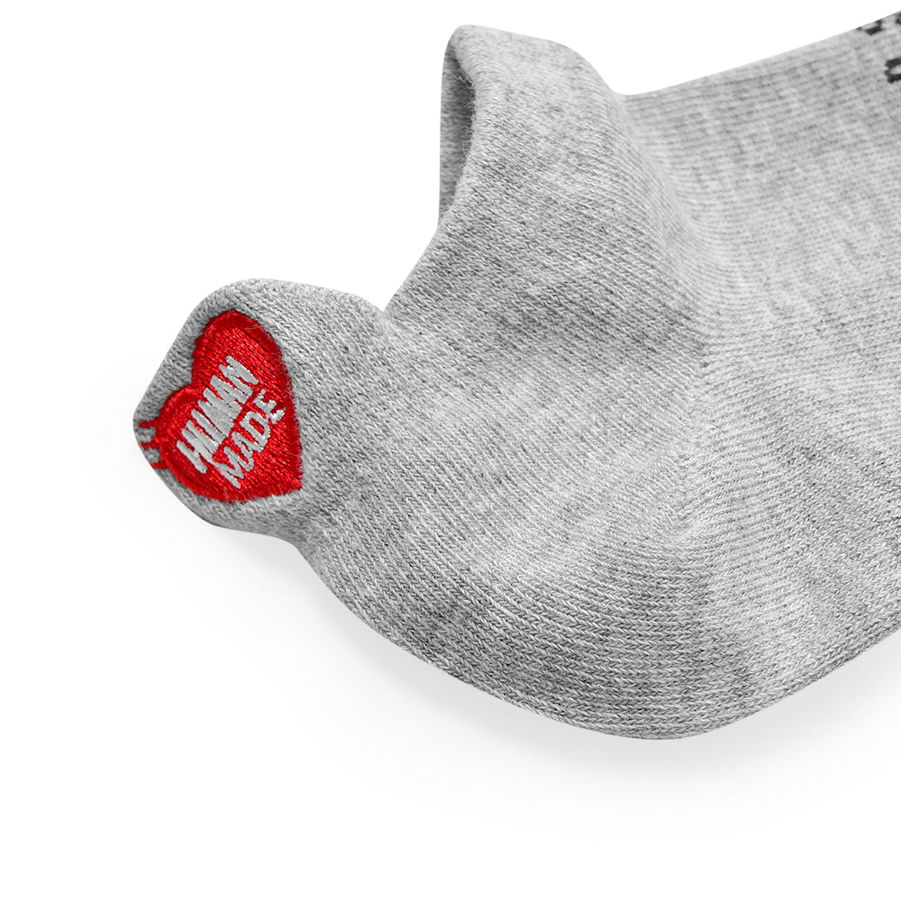 HMD Heart Embroidery No Show Socks