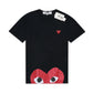 CDG Play Bottom Half Heart T-Shirt