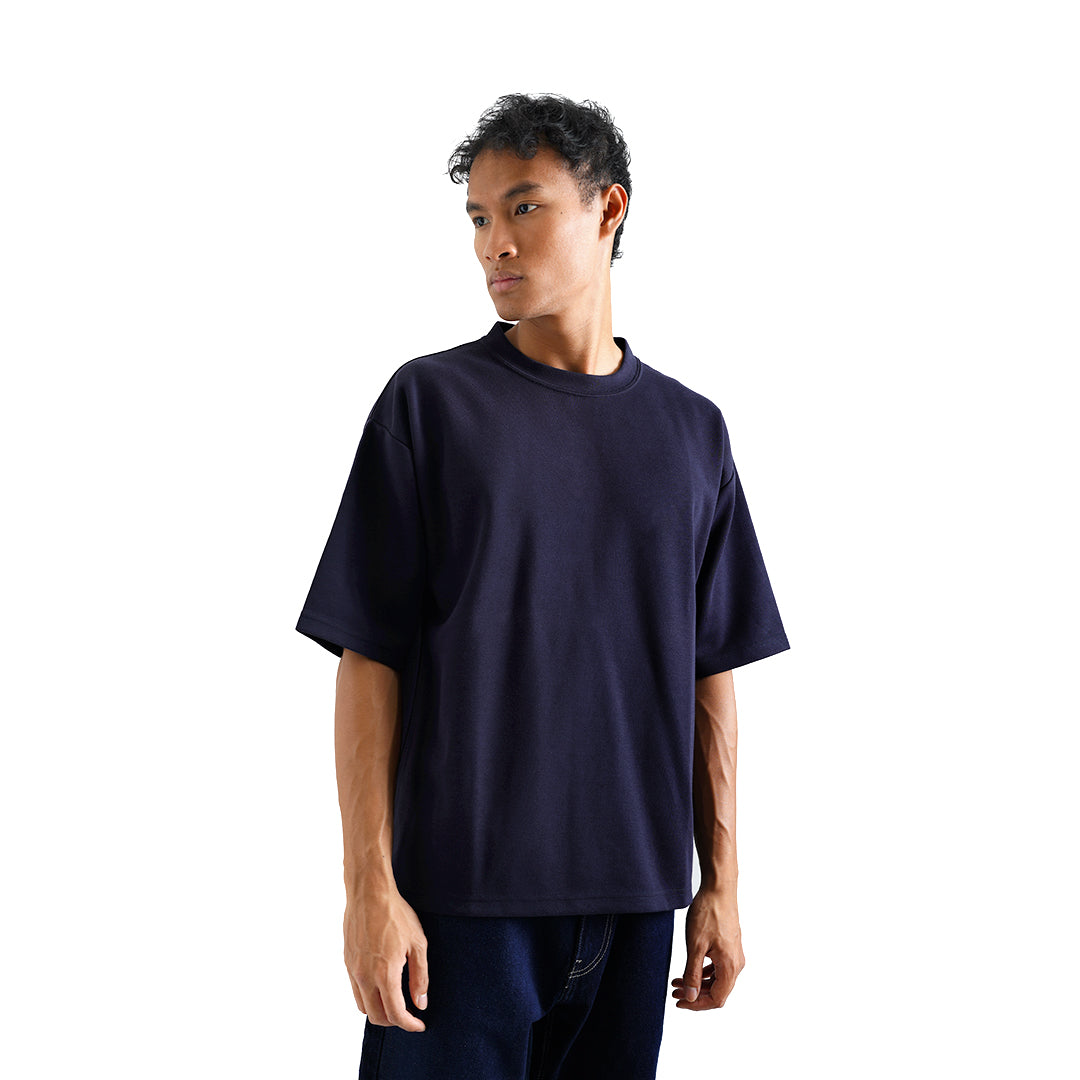 FOLX Double Jersey Contrasting Color T-Shirt