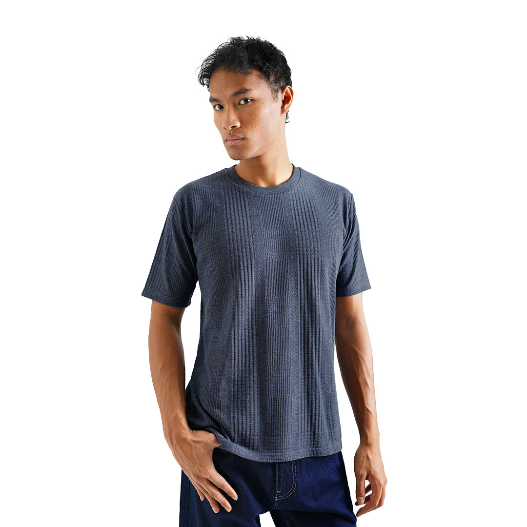 FOLX Round Neck Multi Pattern T-Shirt