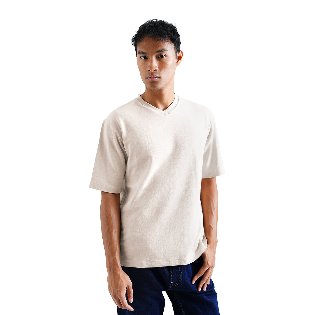 FOLX V-Neck Oversized T-Shirt