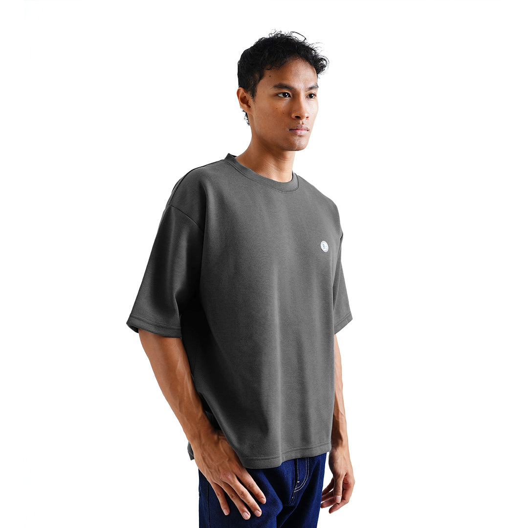 FOLX Circle Patch Double Knit T-Shirt