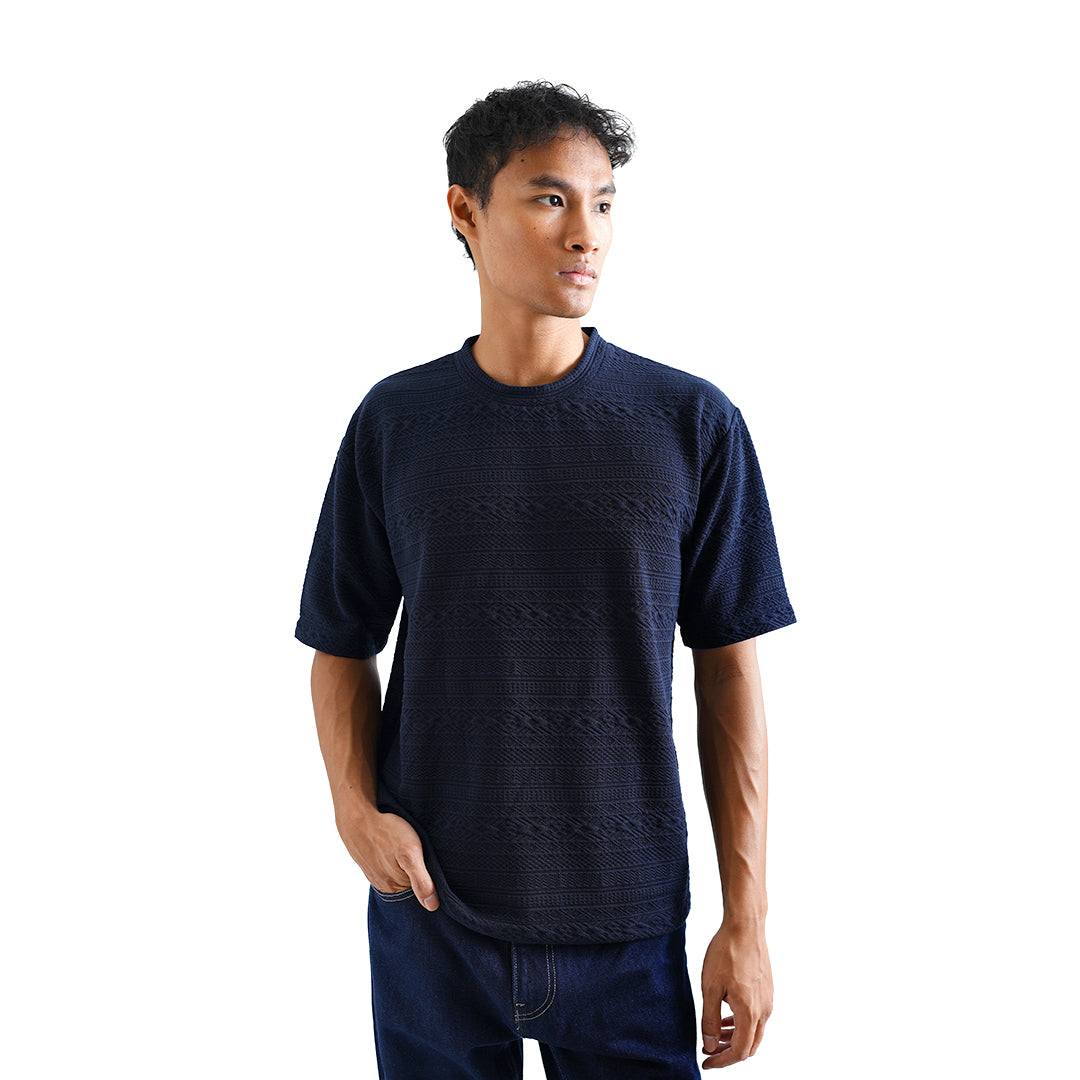 FOLX Horizontal Geometric Pattern T-Shirt