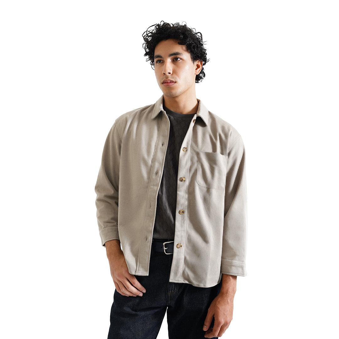 FOLX Basic Flannel Pocket Jacket