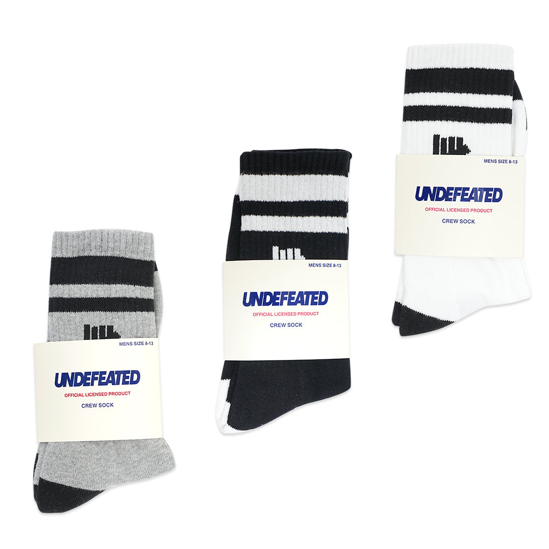 Undefeated Knit Logo Mid Socks
