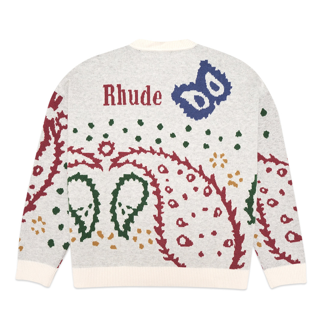 Rhude Bandana Knit Crewneck Sweater
