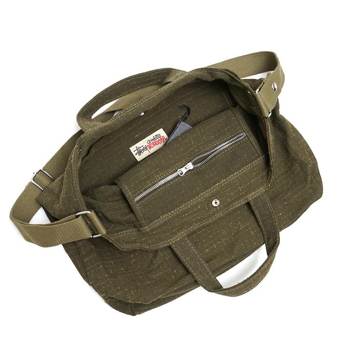 Stussy Canvas Crossbody Tote Bag