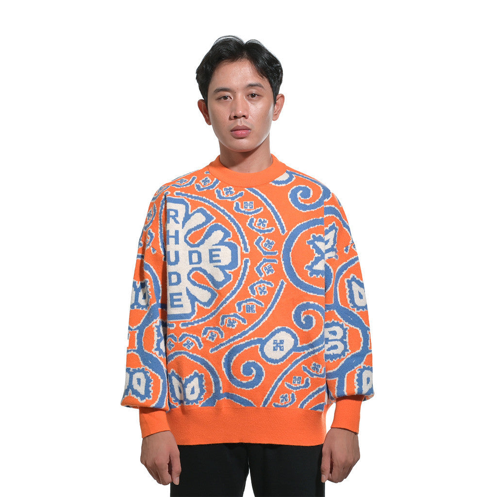 Rhude Tile Knit Crewneck Sweater