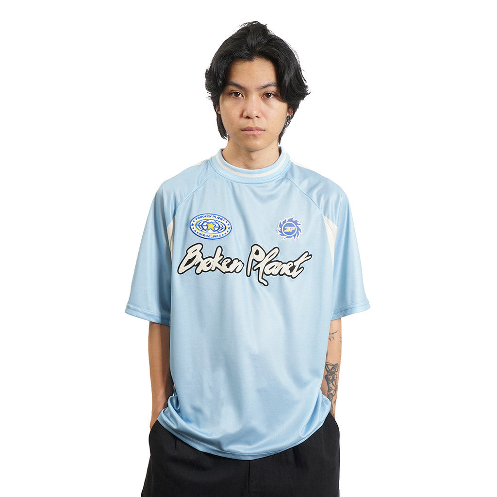 Broken Planet Spacelines Football Jersey T-Shirt