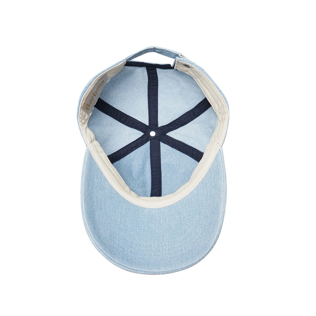 Barbour Emily Logo Denim Baseball Cap