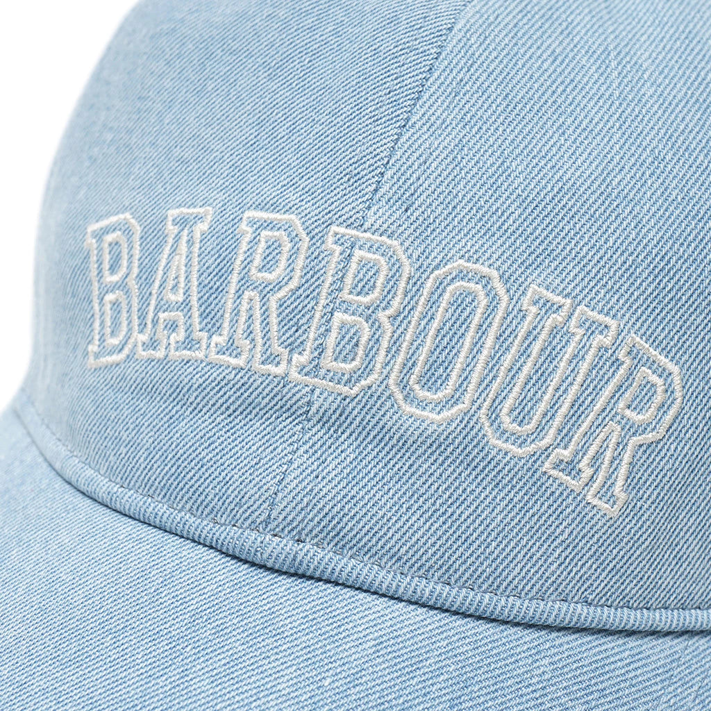 Barbour Emily Logo Denim Baseball Cap