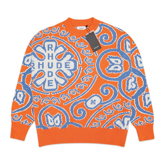 Rhude Tile Knit Crewneck Sweater