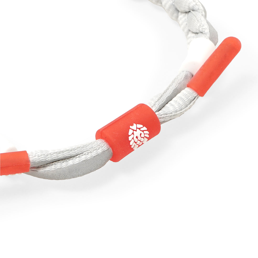 Rastaclat Grey Matter Braided Bracelet