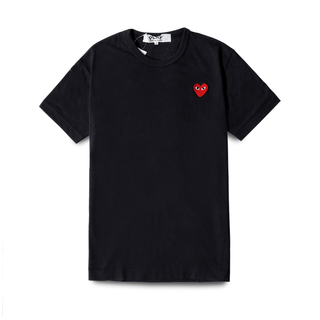 CDG Play Red Heart Patch T-Shirt