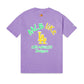 M7B Back Text T-Shirt Purple