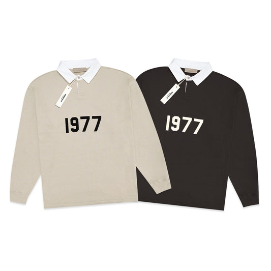 FOG Essentials 1977 Rugby Long Sleeve Polo Shirt