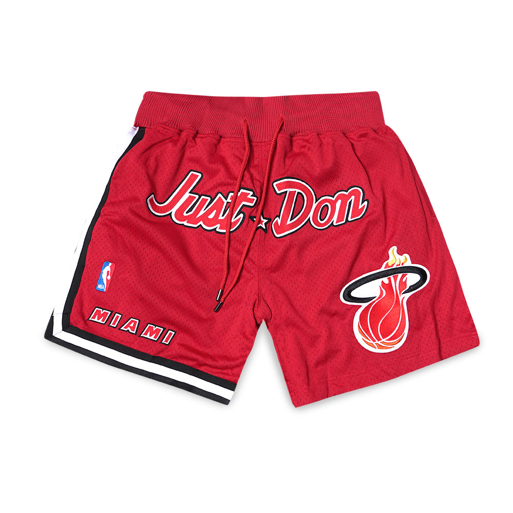 Mitchell & Ness Just Don Miami Heat 1997-98 Shorts Red