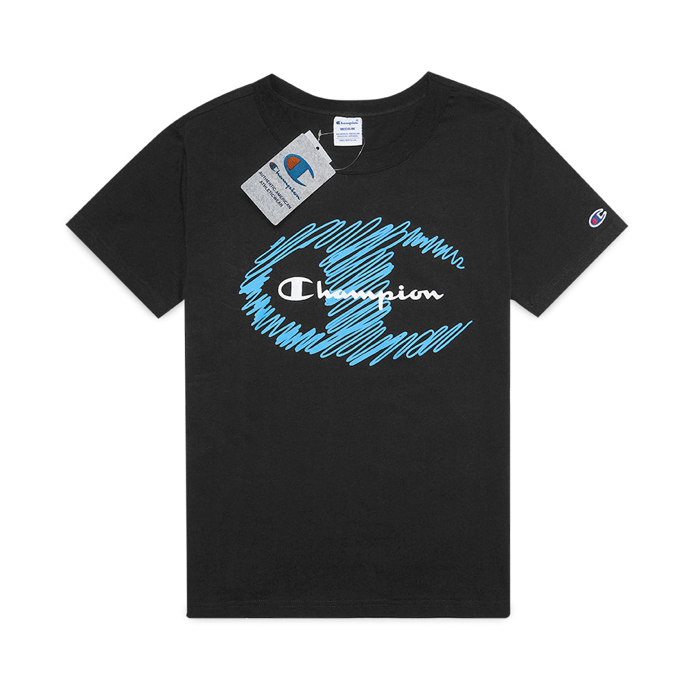 CHMP Big C Logo T-Shirt Black