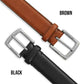 CLM Silver Buckle Leather Belt