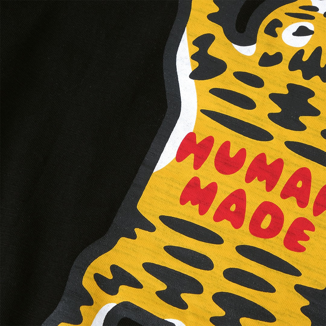 Human Made Back Tiger T-Shirt Black